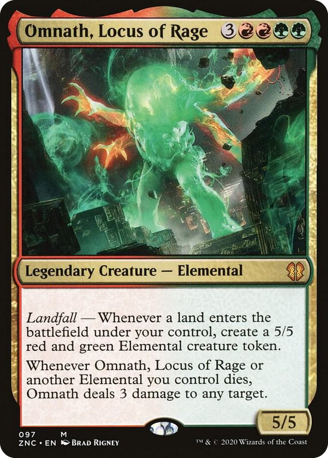 0097 Omnath, Locus of Rage M Commander: Zendikar Rising