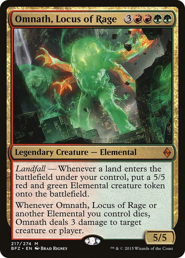 0217 Omnath, Locus of Rage M Battle for Zendikar