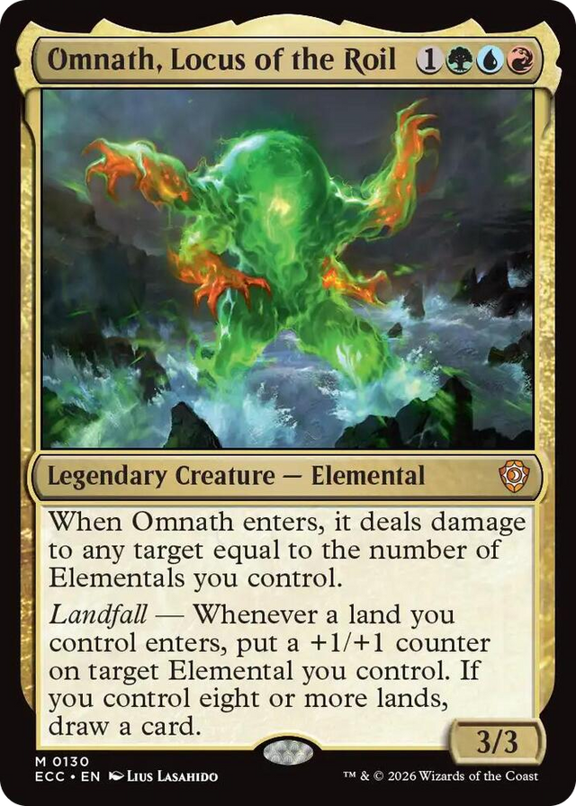 0130 Omnath, Locus of the Roil M Commander: Lorwyn Eclipsed