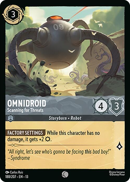 Omnidroid - Scanning for Threats #188 Common - Attack of the Vine! Pokemon card
