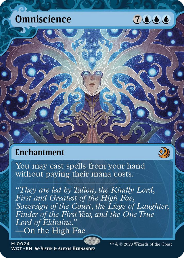 0024 Omniscience M Wilds of Eldraine: Enchanting Tales
