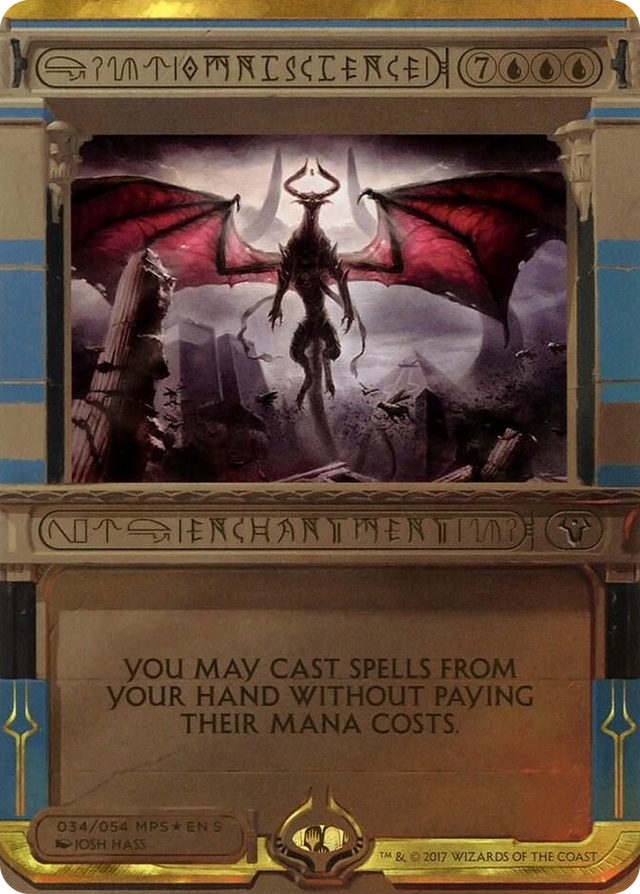 0034 Omniscience M Masterpiece Series: Amonkhet Invocations
