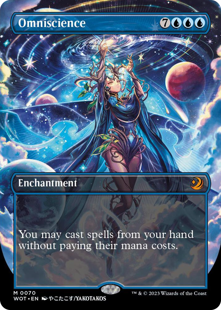 0070 Omniscience (Anime Borderless) M Wilds of Eldraine: Enchanting Tales