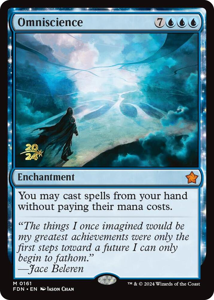 0161 Omniscience (FDN) M Prerelease Cards
