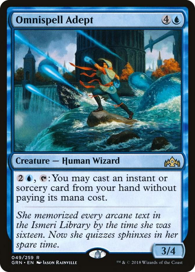 0049 Omnispell Adept R Guilds of Ravnica