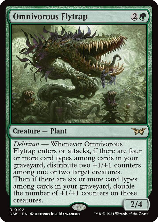 0192 Omnivorous Flytrap R Duskmourn: House of Horror