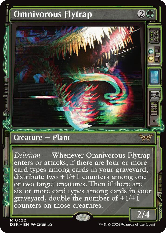 0322 Omnivorous Flytrap (Showcase) R Duskmourn: House of Horror