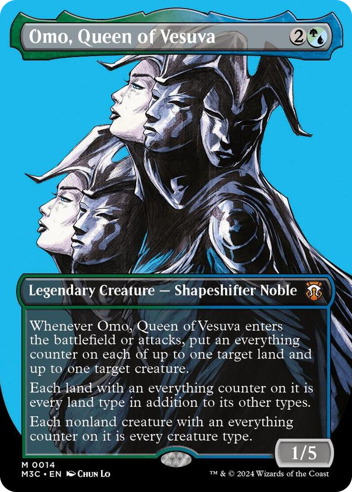 0014 Omo, Queen of Vesuva (Borderless) M Commander: Modern Horizons 3