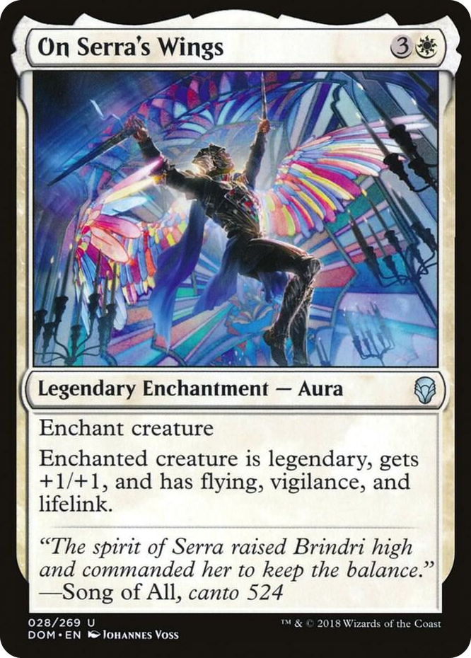 0028 On Serra's Wings U Dominaria