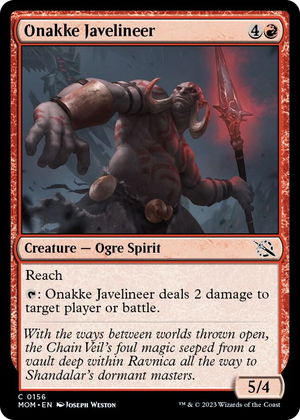 0156 Onakke Javelineer C March of the Machine