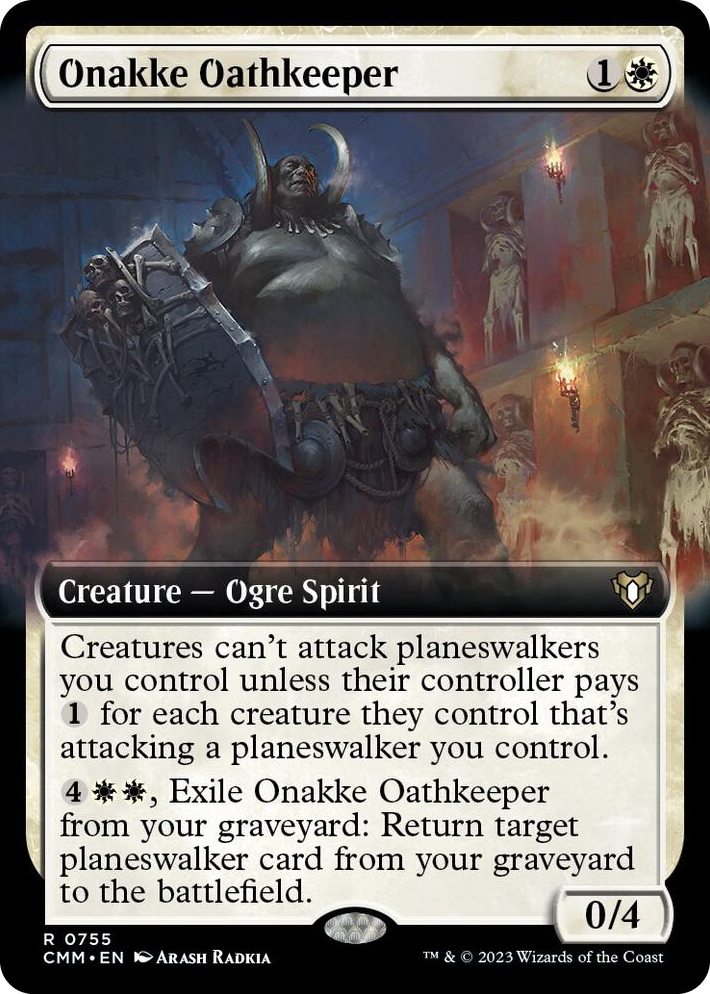 0755 Onakke Oathkeeper (Extended Art) R Commander Masters