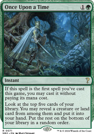 0071 Once Upon a Time (White Border) R Mystery Booster 2
