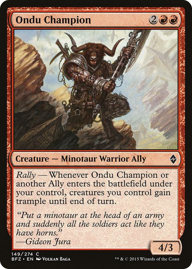 0149 Ondu Champion C Battle for Zendikar