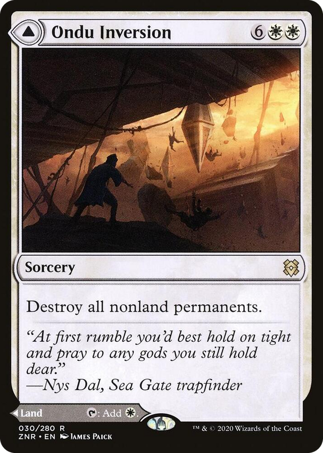 0030 Ondu Inversion R Zendikar Rising