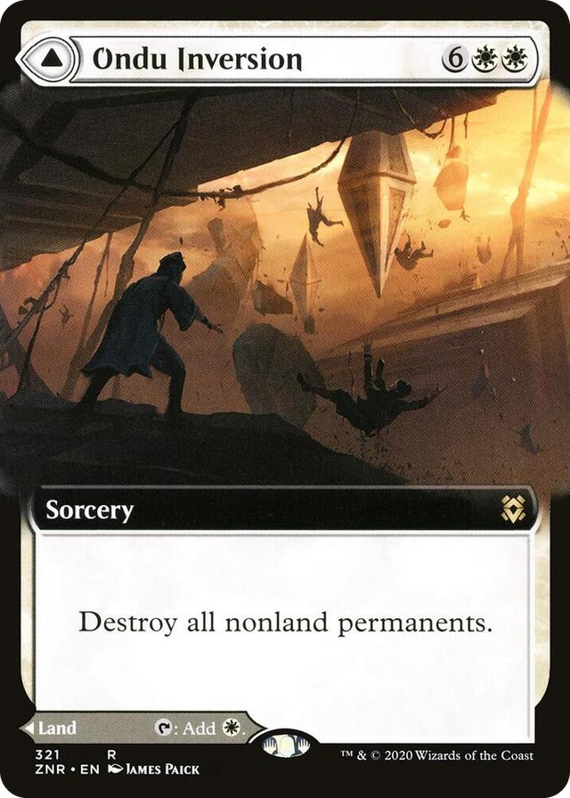 0321 Ondu Inversion (Extended Art) R Zendikar Rising