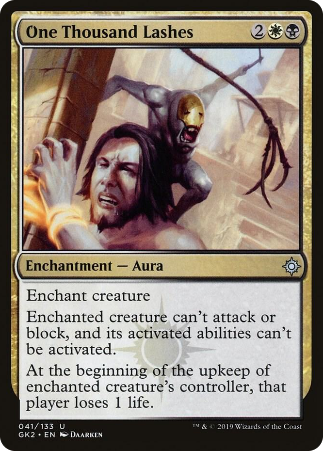 0041 One Thousand Lashes U Ravnica Allegiance: Guild Kits