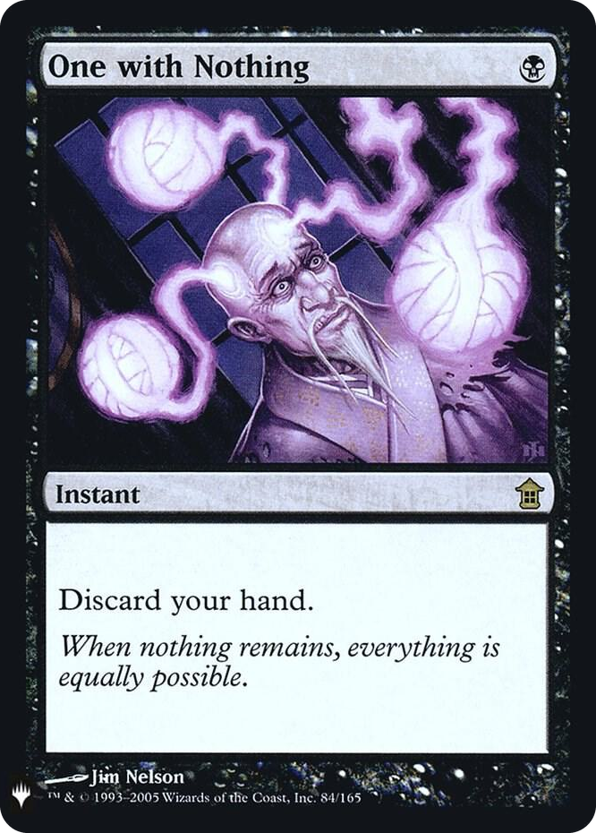 One with Nothing #84 R - The List Reprints Pokemon card
