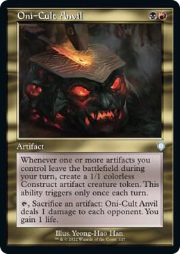 0127 Oni-Cult Anvil (Retro Frame) U Commander: The Brothers' War