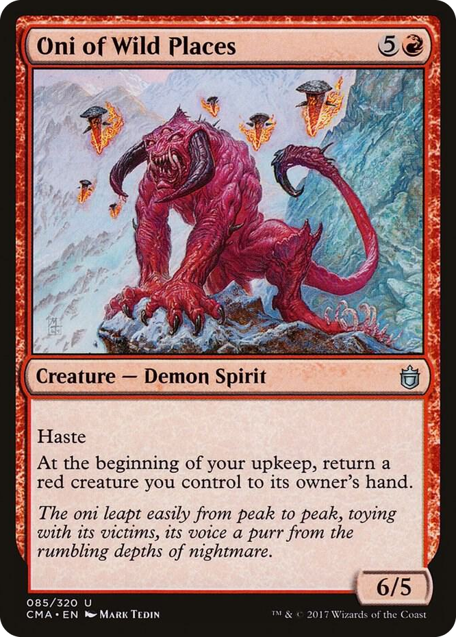 Oni of Wild Places #85 U - Commander Anthology Pokemon card