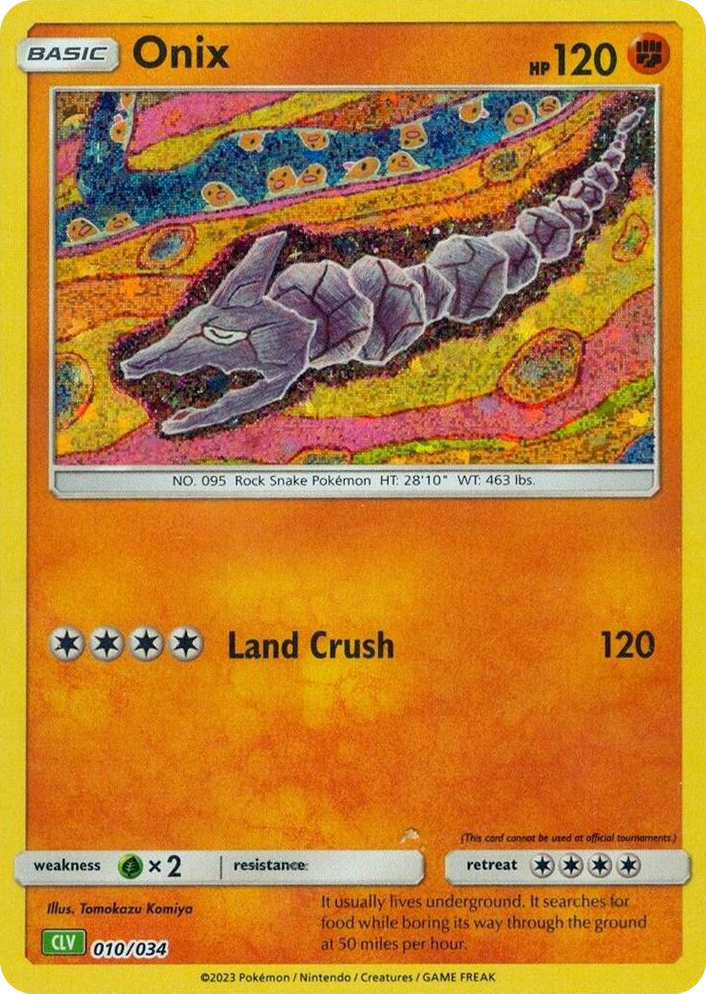 0010 Onix Classic Collection Trading Card Game Classic
