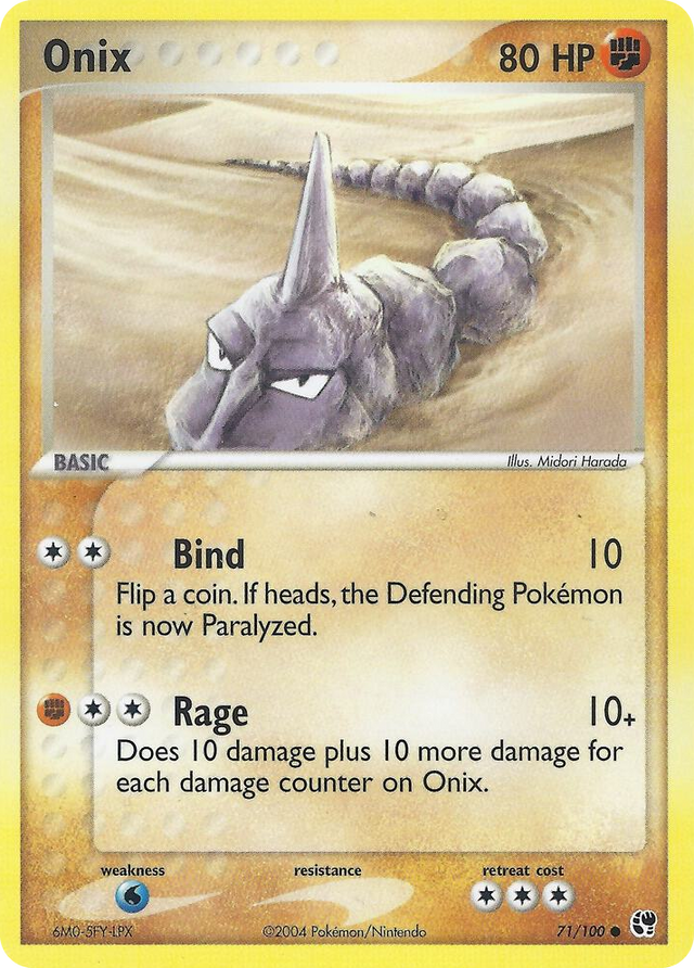 0071 Onix Common EX Battle Stadium