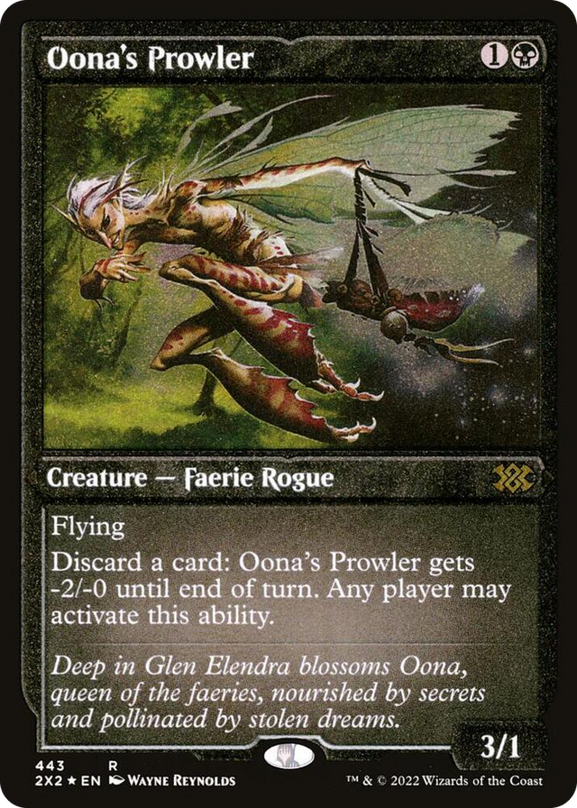 0443 Oona's Prowler (Foil Etched) R Double Masters 2022