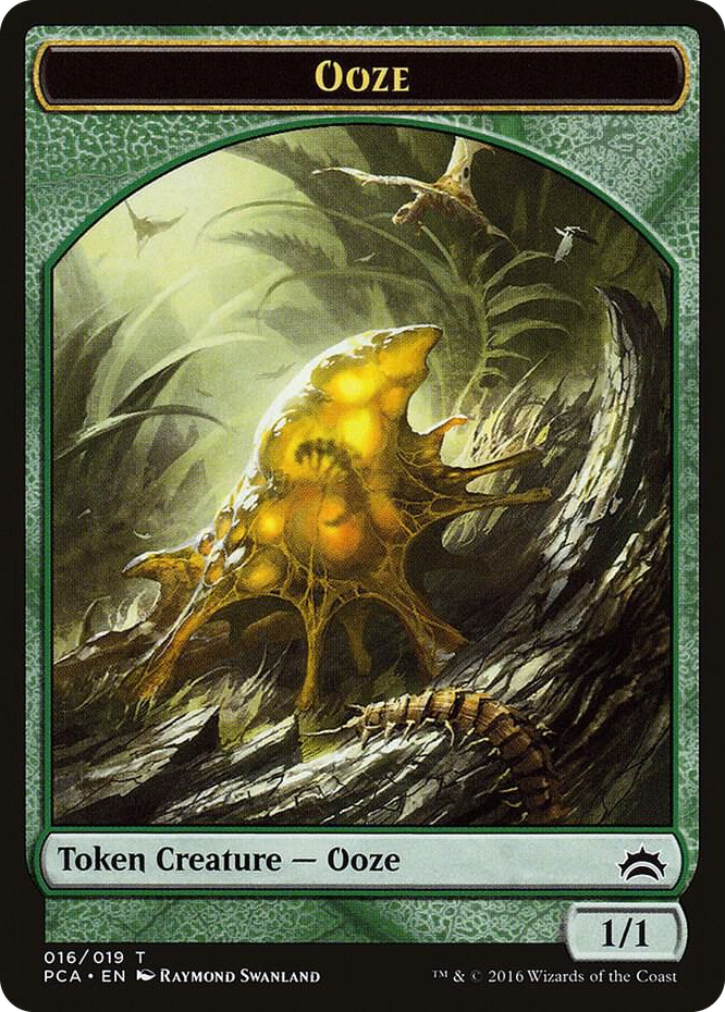 Ooze (016) // Ooze (017) Double-Sided Token #16 T - Planechase Anthology Pokemon card
