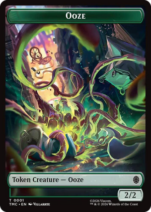 0001 Ooze // Copy Double-Sided Token T Commander: Teenage Mutant Ninja Turtles