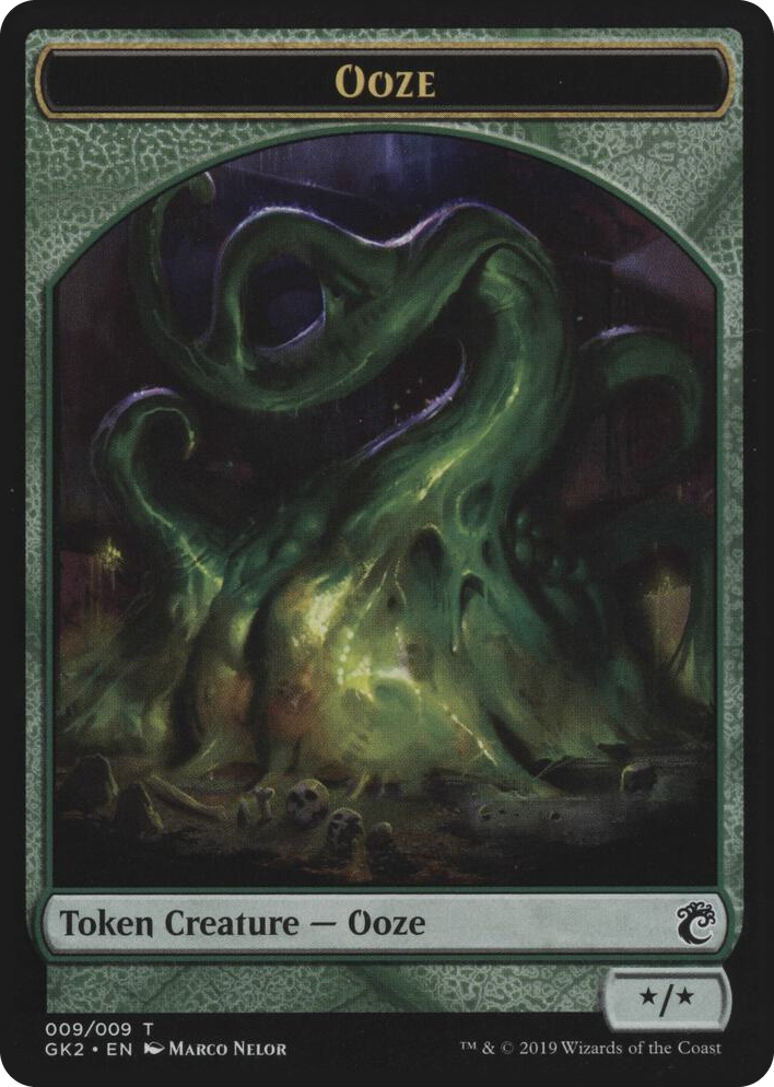 0009 Ooze // Frog Lizard Double-Sided Token T Ravnica Allegiance: Guild Kits