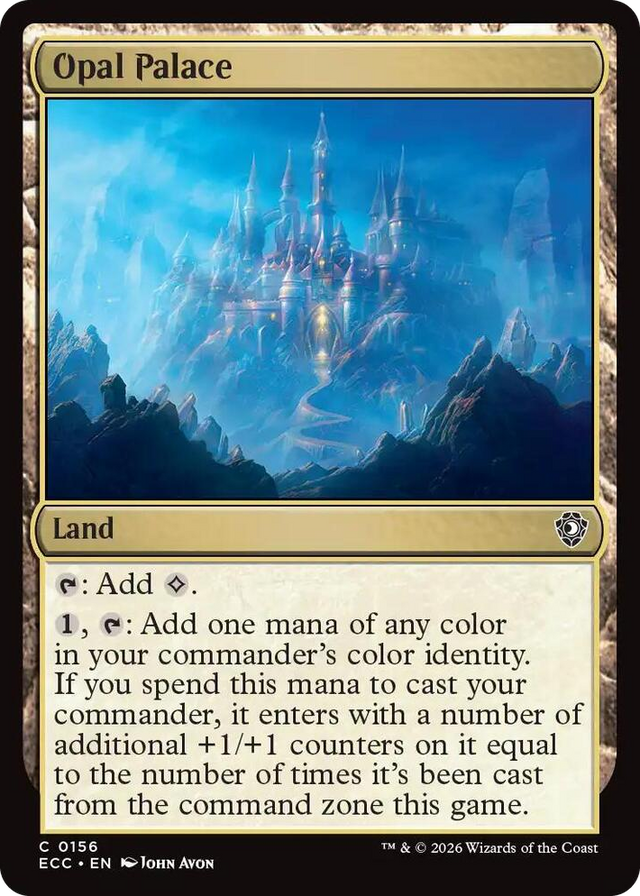 0156 Opal Palace C Commander: Lorwyn Eclipsed