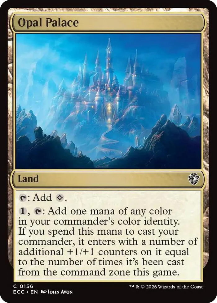 0156 Opal Palace C Commander: Lorwyn Eclipsed