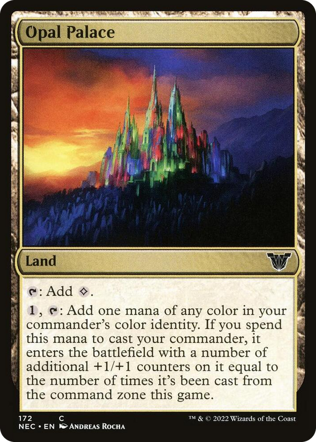 0172 Opal Palace C Commander: Kamigawa: Neon Dynasty