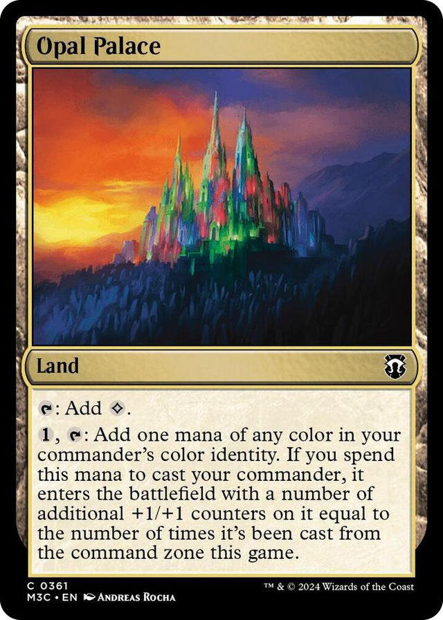 0361 Opal Palace C Commander: Modern Horizons 3
