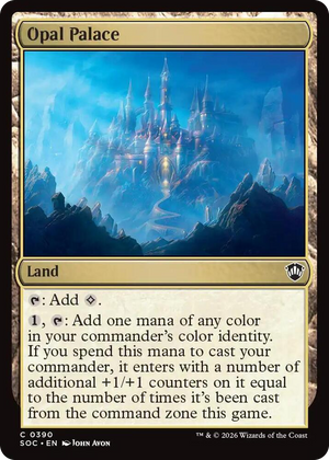 0390 Opal Palace C Commander: Secrets of Strixhaven