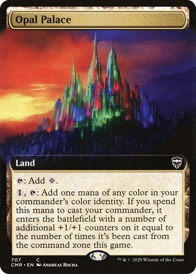 0707 Opal Palace (Extended Art) C Commander Legends