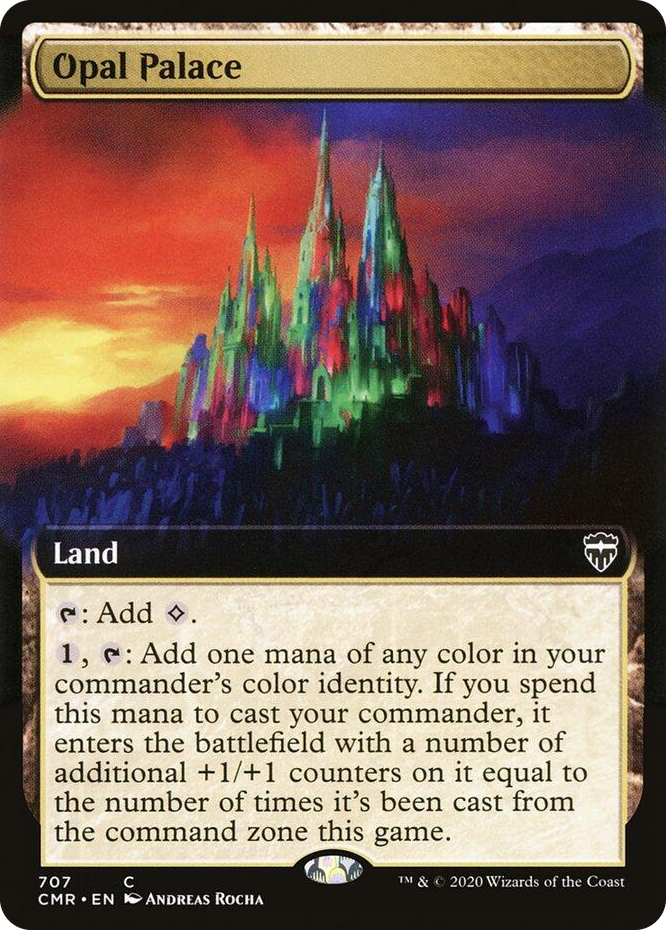 0707 Opal Palace (Extended Art) C Commander Legends