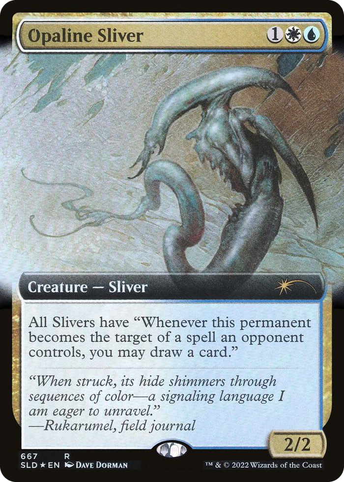 Opaline Sliver (Extended Art) #667 R - Secret Lair Drop Series Pokemon card