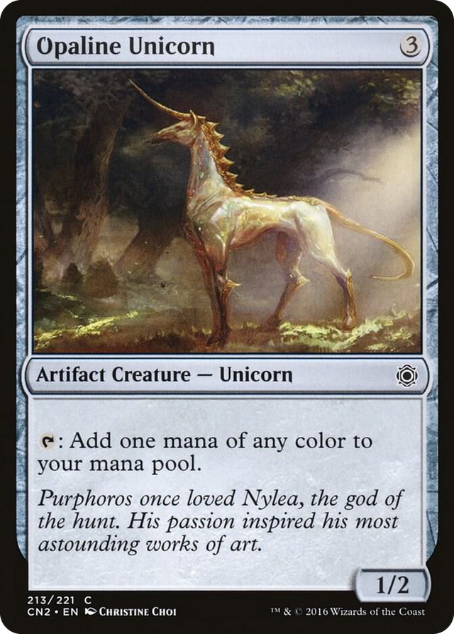 0213 Opaline Unicorn C Conspiracy: Take the Crown