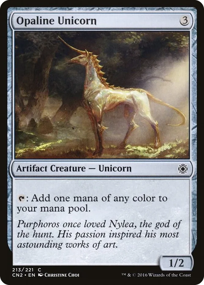 0213 Opaline Unicorn C Conspiracy: Take the Crown