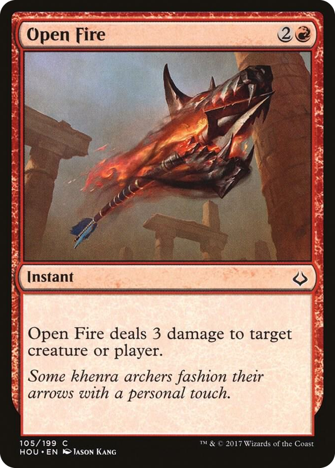 Open Fire #105 C - Hour of Devastation Pokemon card