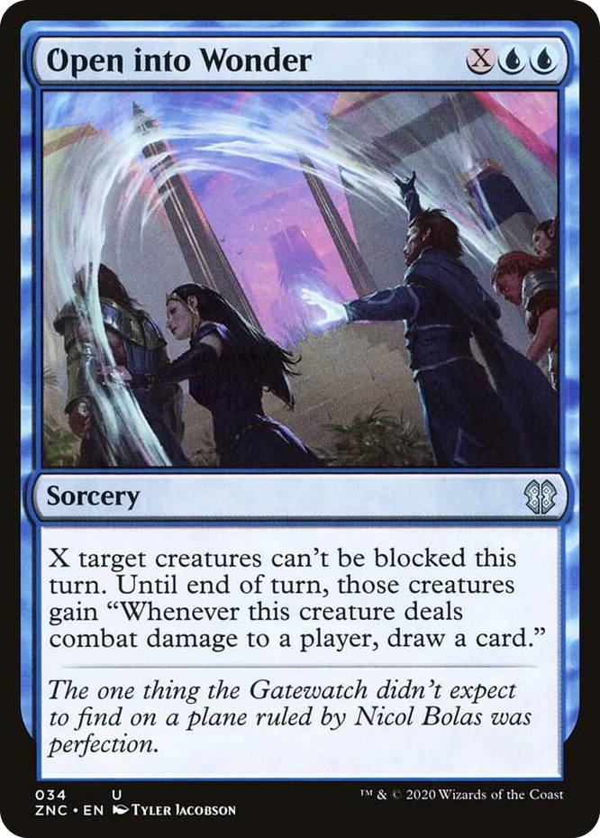 0034 Open into Wonder U Commander: Zendikar Rising