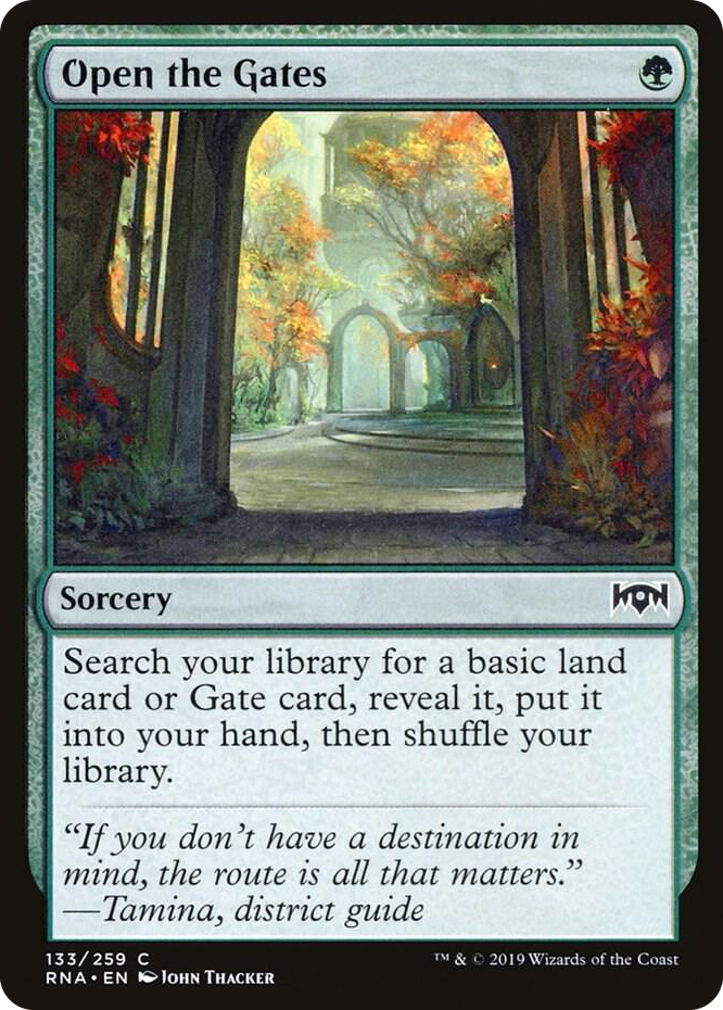 0133 Open the Gates C Ravnica Allegiance