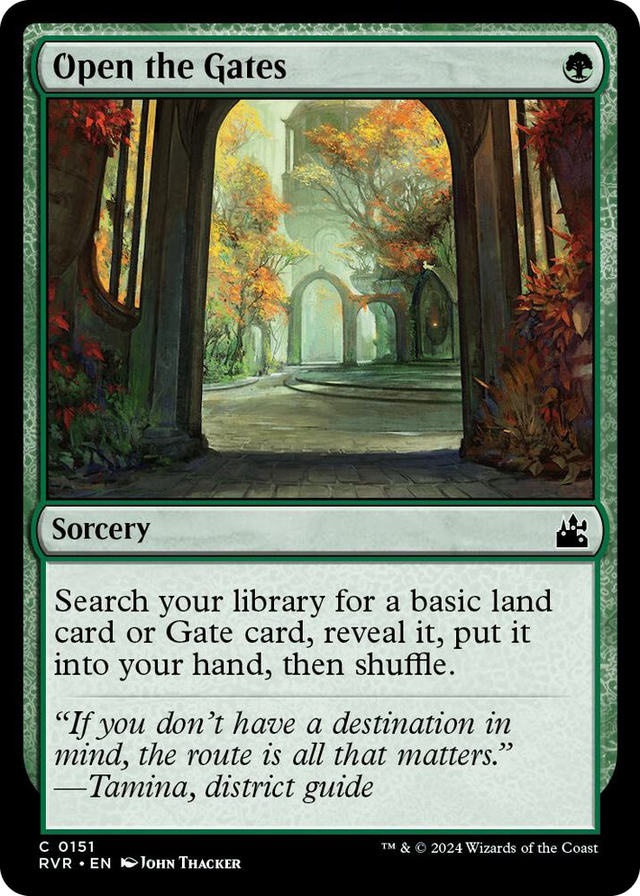 0151 Open the Gates C Ravnica Remastered