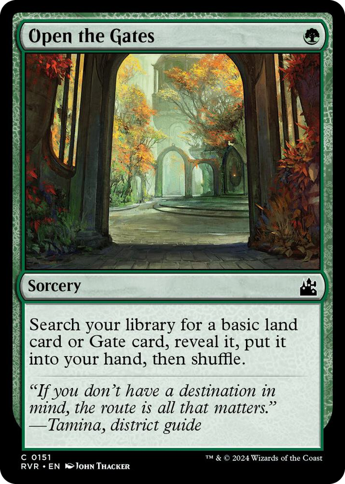 Open the Gates #151 C - Ravnica Remastered Pokemon card