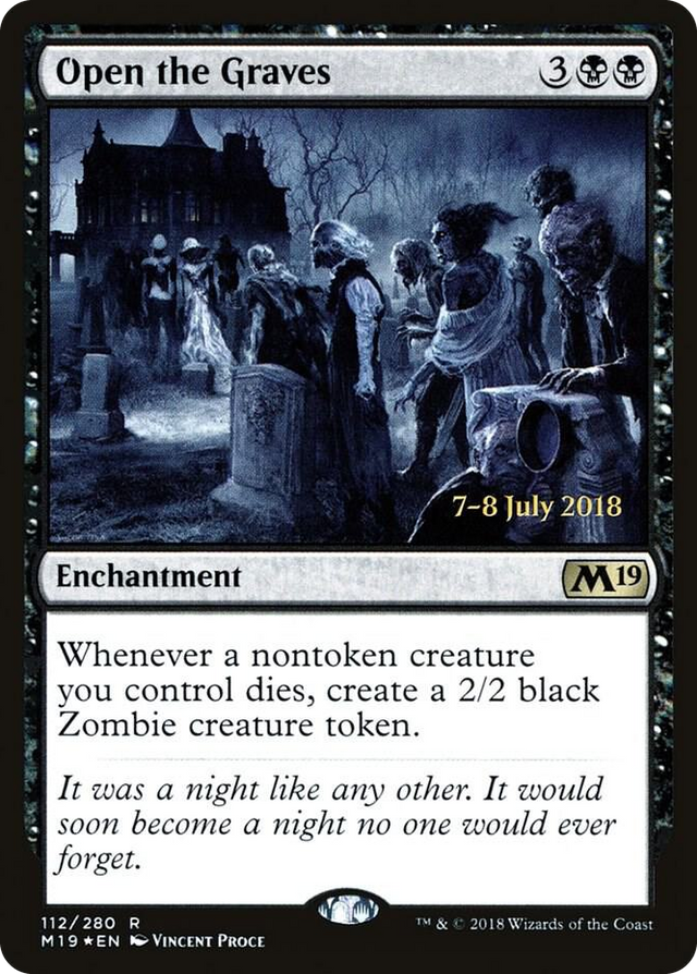 0112 Open the Graves R Prerelease Cards