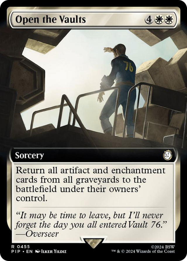 0455 Open the Vaults (Extended Art) R Universes Beyond: Fallout