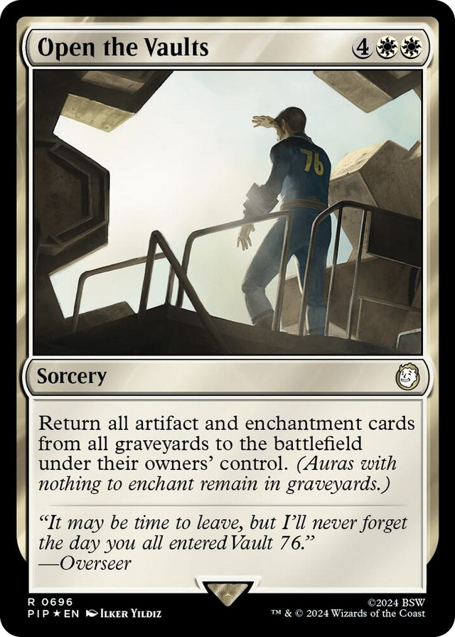 0696 Open the Vaults (Surge Foil) R Universes Beyond: Fallout
