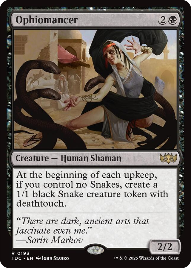 0193 Ophiomancer R Commander: Tarkir: Dragonstorm