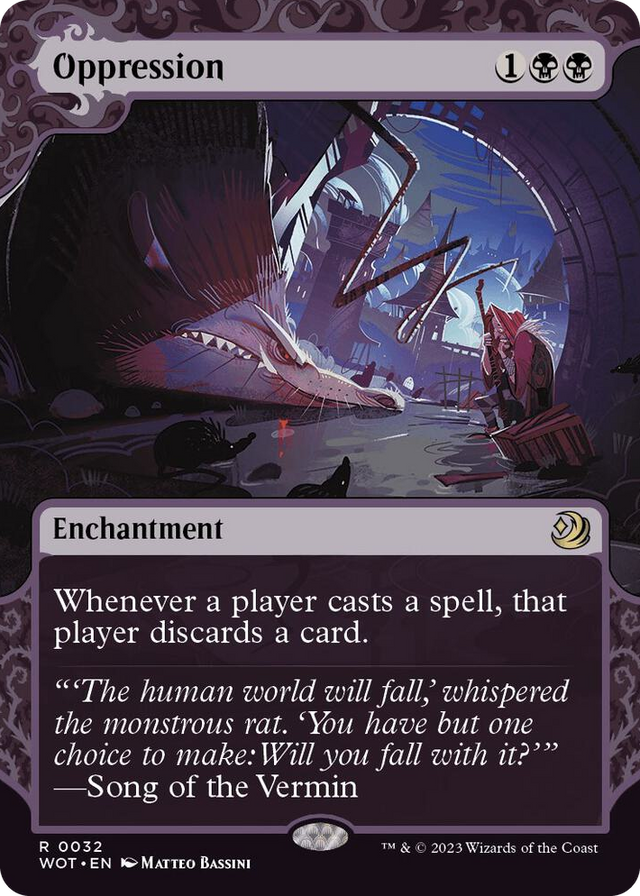 0032 Oppression R Wilds of Eldraine: Enchanting Tales
