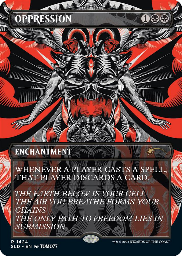 1424 Oppression R Secret Lair Drop Series